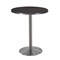 Holland Bar Stool Co 42" Tall OD214 Stainless Steel Table Base 22" Diameter 30" Diameter Charcoal Top OD214-2242SSOD30RChar - alternate 1